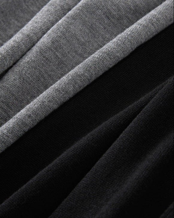 Wool Knit Wide-Leg Floor Pants