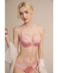 New Lace Soft Underwire Bra Set