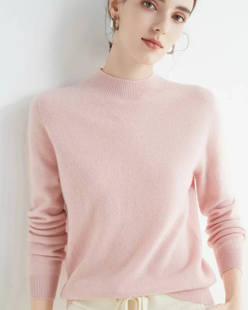 100% Merino Wool Turtleneck Jumper