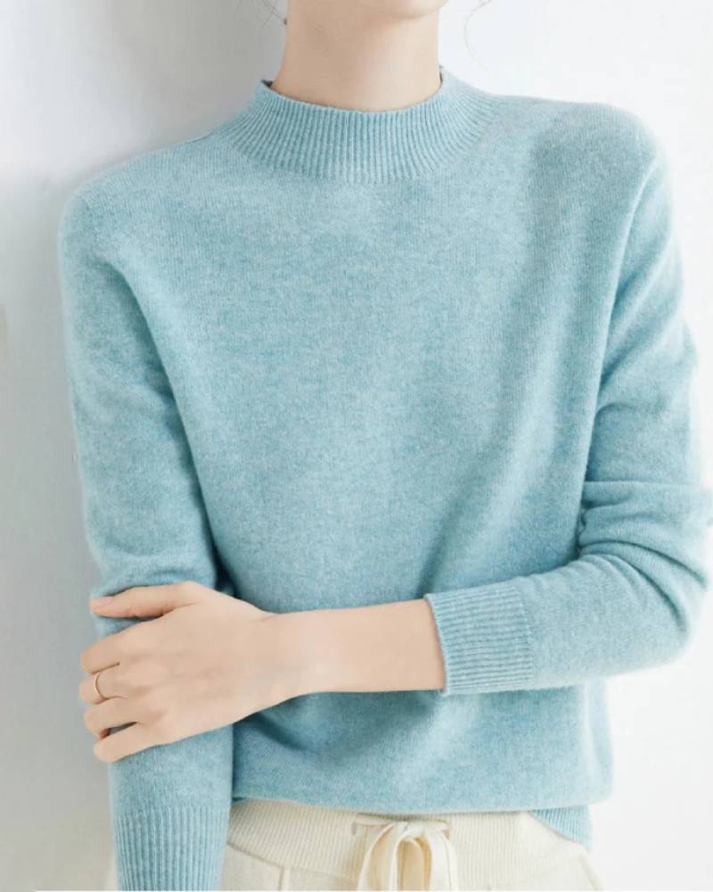 100% Merino Wool Turtleneck Jumper