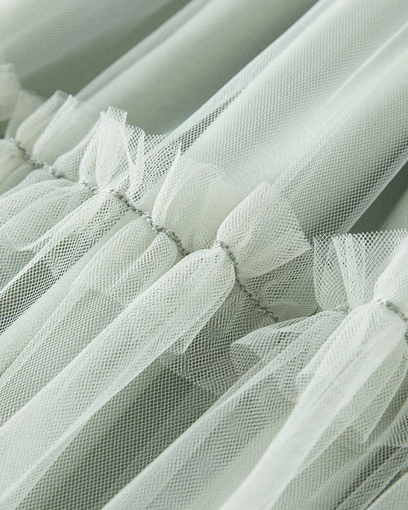 Mesh A-line Cake Skirt