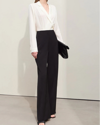 New Straight-Leg Casual Wide-Leg Pants