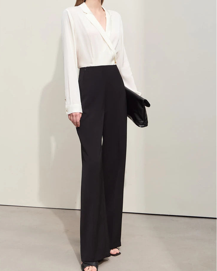 New Straight-Leg Casual Wide-Leg Pants