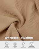 Long Sleeve Drawstring Button Shirt Dress