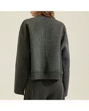 Double-Faced Wool And Alpaca Wool Coat