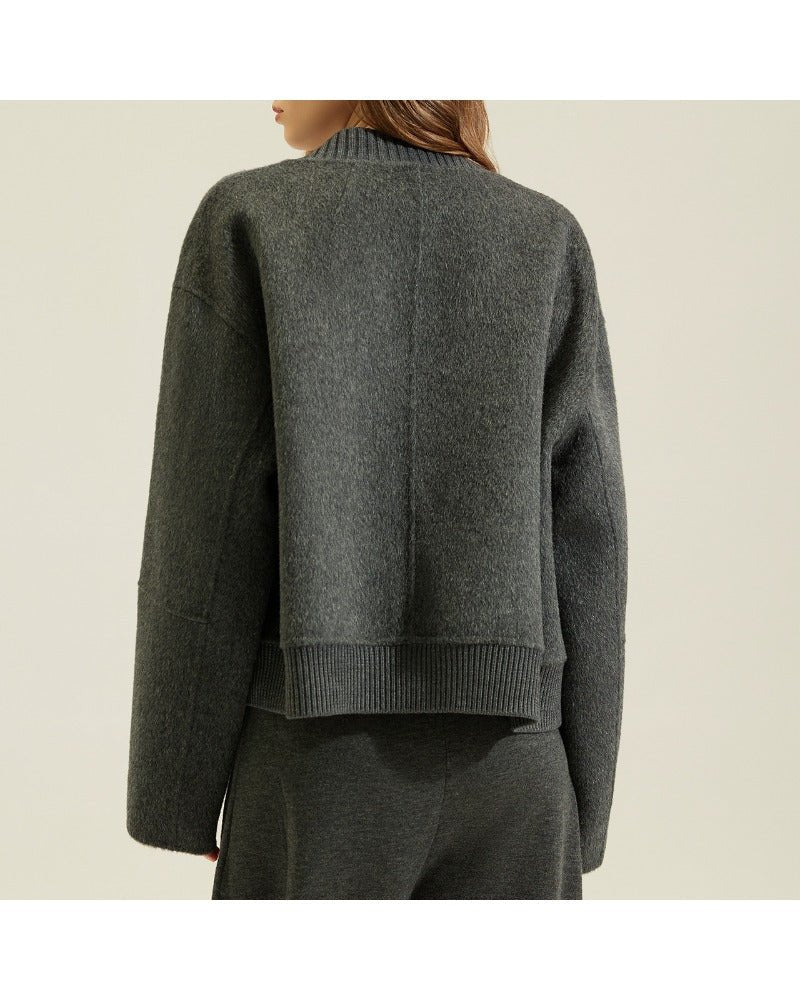 Double-Faced Wool And Alpaca Wool Coat