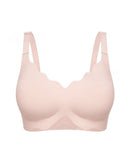 Wavy-Edge Push-Up Bra