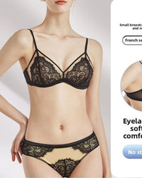 Lace Sexy Pure and Alluring Bra Set