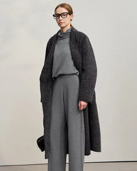 Solid Color Turtleneck Loose Long-Sleeved Sweater