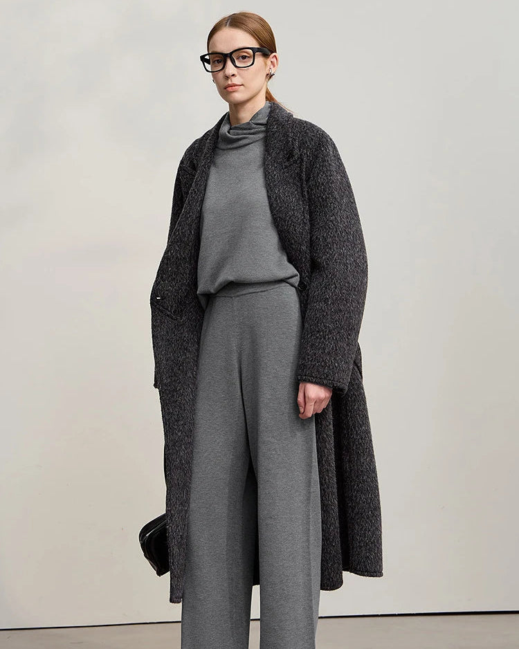Solid Color Turtleneck Loose Long-Sleeved Sweater