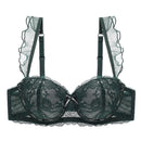 French-style sexy ruffled lace push-up lingerie