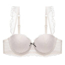 French-style sexy ruffled lace push-up lingerie