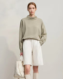 Solid Color Turtleneck Loose Long-Sleeved Sweater
