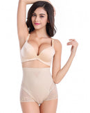 High-Waisted Lace Tummy Control Panties