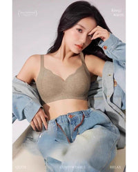 Autumn and winter warm and comfortable lifting bra