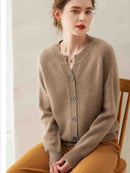 Cashmere Knitted Cardigan