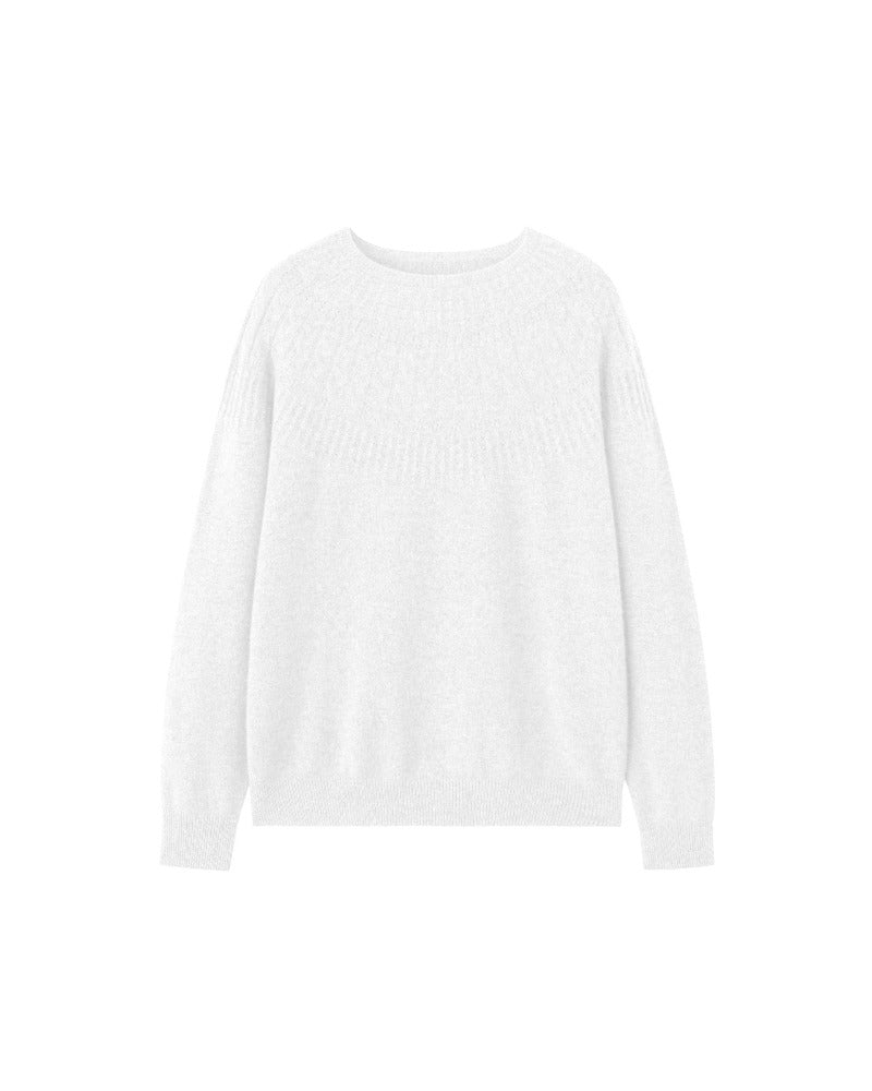 Cashmere Crew Neck Knit Sweater