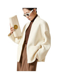 Double-Faced Wool Short Coat