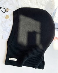 Soft Wool Hooded Neck Warmer Beanie