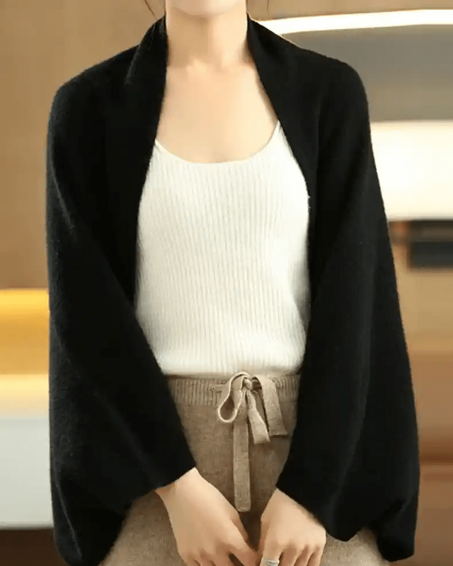 Multifunctional Wool Knitted Shawl Scarf