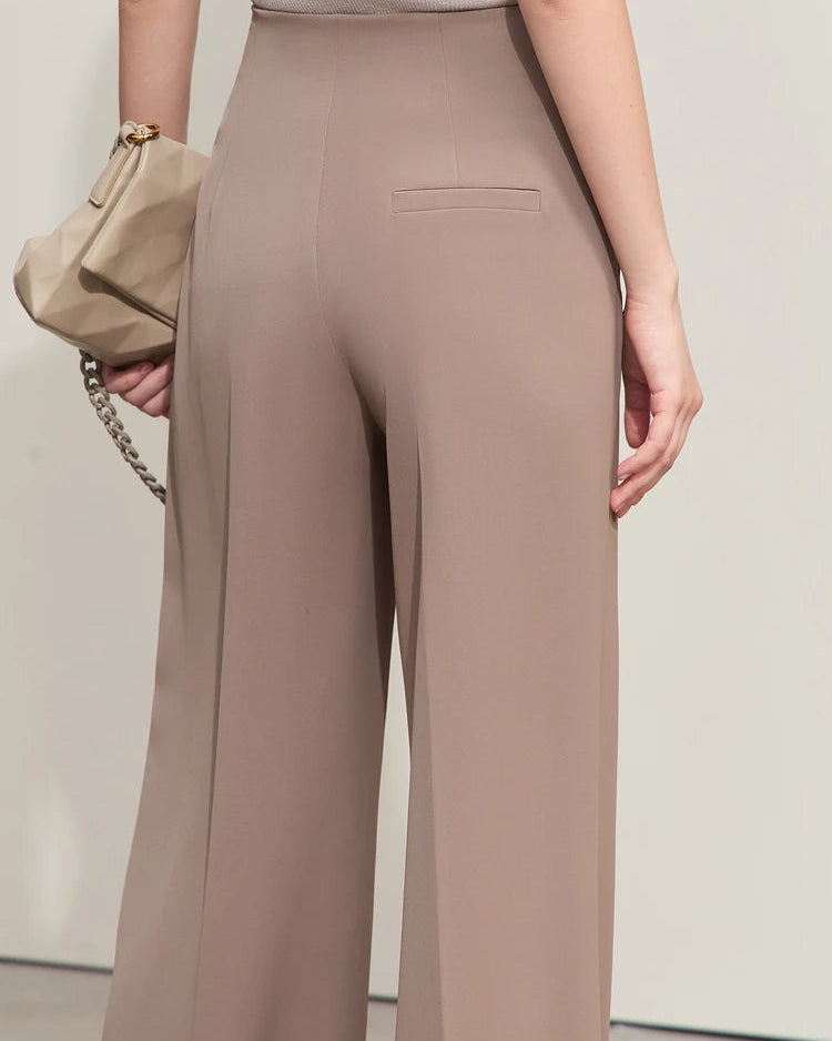 New Straight-Leg Casual Wide-Leg Pants