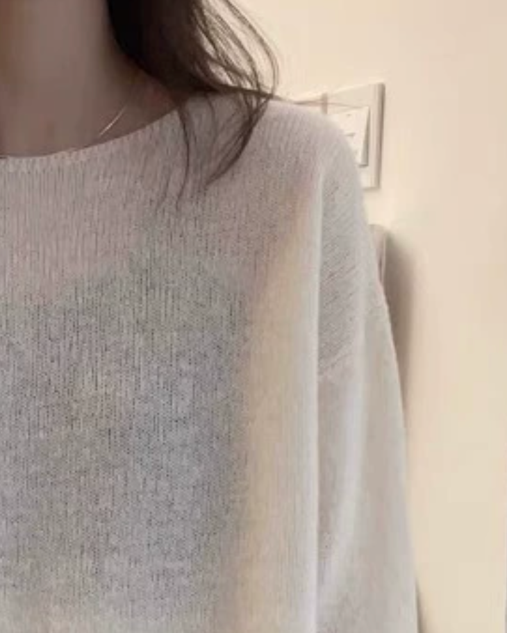 Oversized Wool Boatneck Sweater