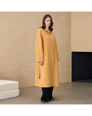 Long Double-Faced Wool And Alpaca Wool Coat