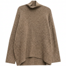 Wool Loose Turtleneck Sweater