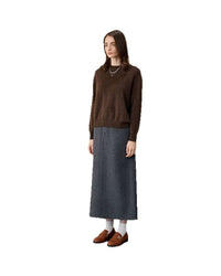 Yak Wool & Cashmere Crew Neck Pullover Sweater