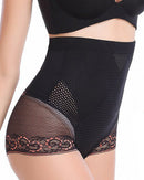 High-Waisted Lace Tummy Control Panties