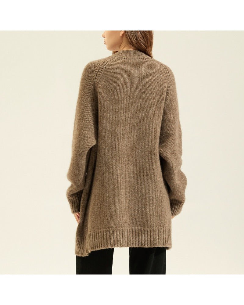 Cashmere & Yak Wool Cardigan Sweater