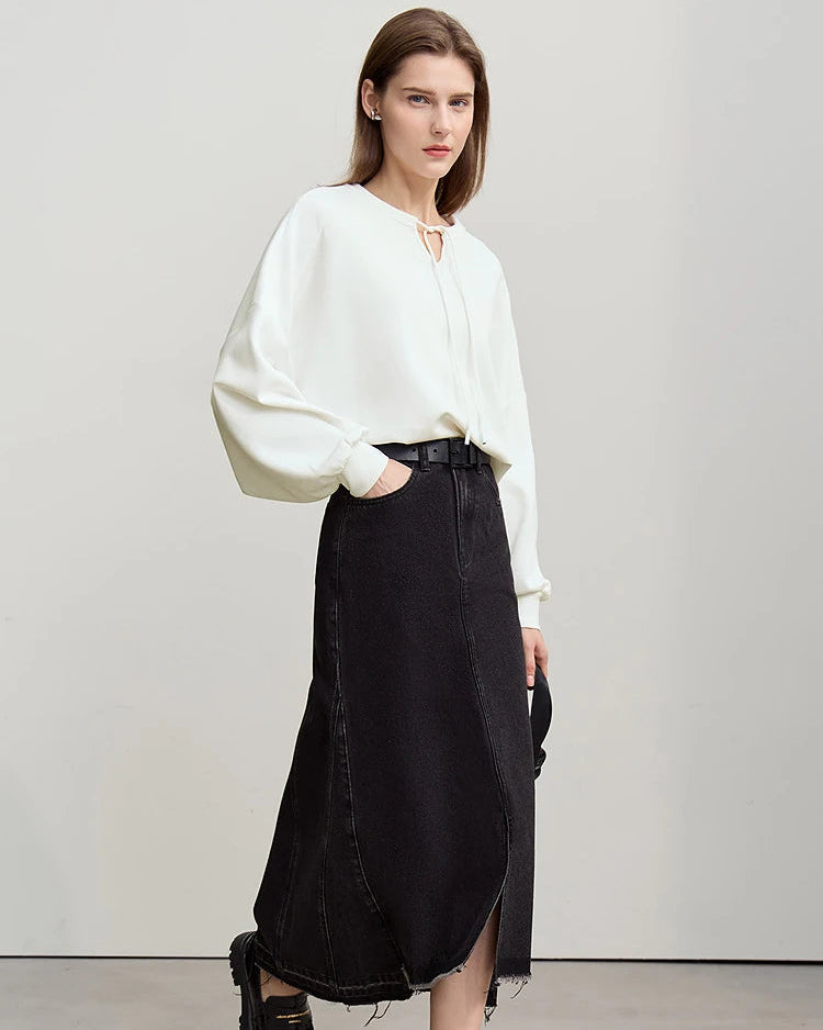 Casual Cotton Loose-Fitting Long-Sleeved Sweatshirt