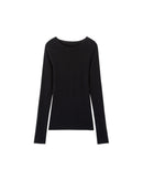 Cashmere & Wool Crew Neck Pullover