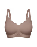 Wavy-Edge Push-Up Bra