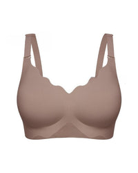 Wavy-Edge Push-Up Bra