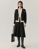 Solid Color Simple Midi Skirt