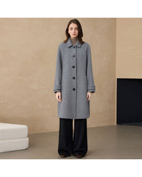 Long Double-Faced Wool Coat