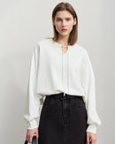 Casual Cotton Loose-Fitting Long-Sleeved Sweatshirt