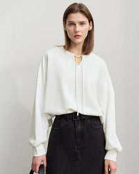 Casual Cotton Loose-Fitting Long-Sleeved Sweatshirt