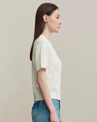 Button-Down Collar Openwork Shirt