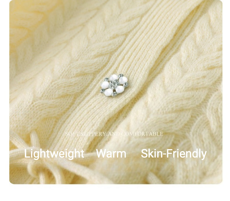 Pure Wool Button Cardigan Sweater