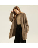 Cashmere & Yak Wool Cardigan Sweater