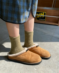 Cozy Knit Thermal Mid-Calf Socks