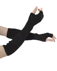 Ribbed Fingerless Arm Warmers