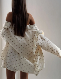 Cotton long sleeves Shirt & Shorts Set