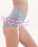 Plus-Size High-Waisted Pure Cotton Panties