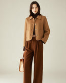 Camel Hair & Cashmere Chanel-Style Coat