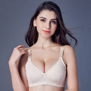 Adjustable cotton-spandex wire-free bra