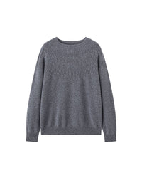 Cashmere Crew Neck Knit Sweater