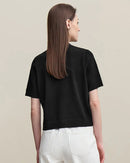 Button-Down Collar Openwork Shirt